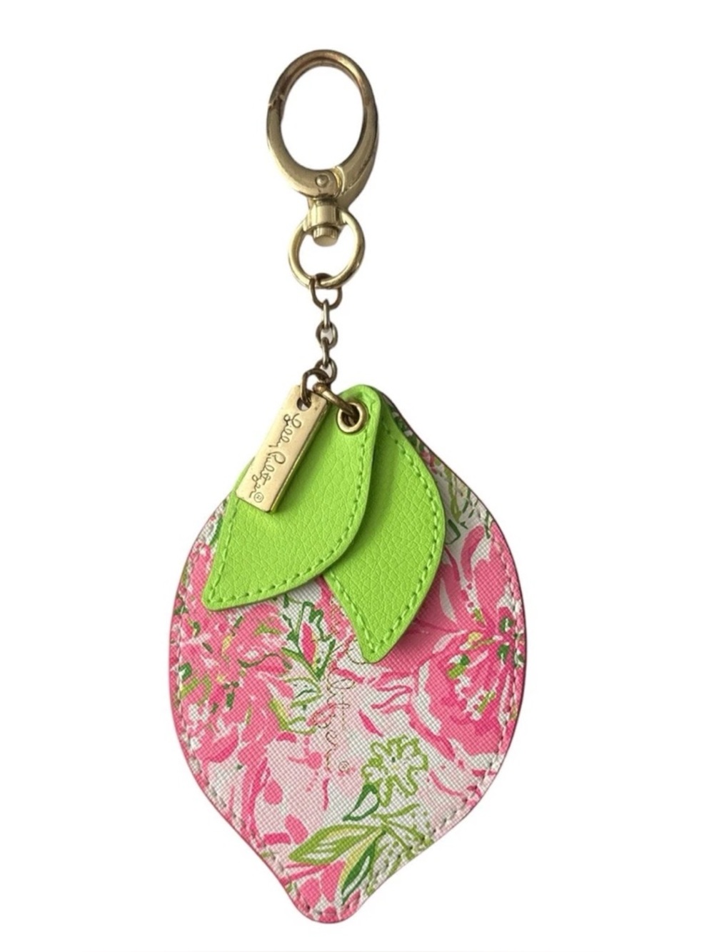 Lilly Pulitzer Resort White Koala Me Maybe Lemon Shaped Bag Charm - NWOT